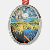 Edvard Meets Vincent Ornament Aus Metall (Links)