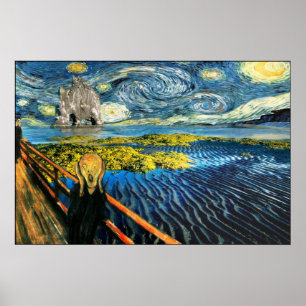 Edvard Meets Vincent Poster