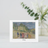 Edvard Munch #11 - Kunst Postkarte (Stehend Vorderseite)