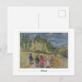 Edvard Munch #11 - Kunst Postkarte (Vorne/Hinten)