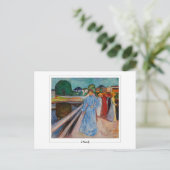 Edvard Munch #14-3 - Kunst Postkarte (Stehend Vorderseite)