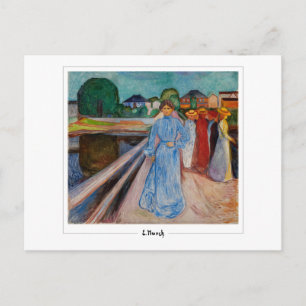 Edvard Munch #14-3 - Kunst Postkarte