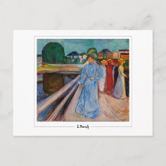 Edvard Munch #14-3 - Kunst Postkarte (Vorderseite)