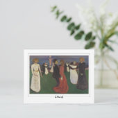 Edvard Munch #193-3 - Fine Art Postkarte (Stehend Vorderseite)