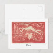 Edvard Munch #258-2 - Kunst Postkarte (Vorne/Hinten)