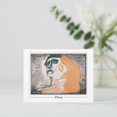 Edvard Munch #334-2 - Kunst Postkarte (Stehend Vorderseite)