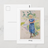 Edvard Munch #351 - Fine Art Postkarte (Vorne/Hinten)