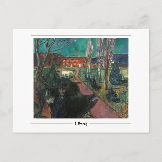 Edvard Munch #621-2 - Kunst Postkarte (Vorderseite)