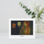 Edvard Munch #777-3 - Kunst Postkarte (Stehend Vorderseite)