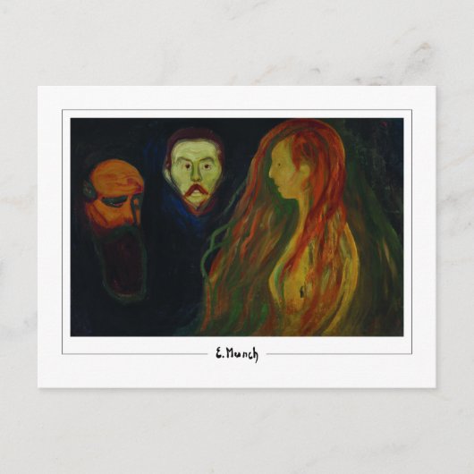 Edvard Munch #777-3 - Kunst Postkarte (Vorderseite)