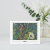 Edvard Munch #814 - Kunst Postkarte (Stehend Vorderseite)