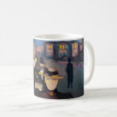 Edvard Munch - Abend auf der Karl Johan Street Kaffeetasse (VorderseiteRechts)
