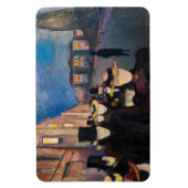 Edvard Munch - Abend auf der Karl Johan Street Magnet (Vertikal)