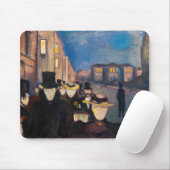 Edvard Munch - Abend auf der Karl Johan Street Mousepad (Mit Mouse)