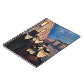 Edvard Munch - Abend auf der Karl Johan Street Notizblock (Linke Seite)