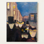 Edvard Munch - Abend auf der Karl Johan Street Planer (Rückseite)