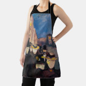 Edvard Munch - Abend auf der Karl Johan Street Schürze (InSitu)