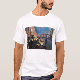 Edvard Munch - Abend auf der Karl Johan Street T-Shirt