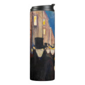 Edvard Munch - Abend auf der Karl Johan Street Thermosbecher (Nach links gedreht)