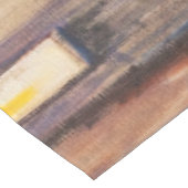 Edvard Munch - Abend auf der Karl Johan Street Tischdecke (Schrägansicht)