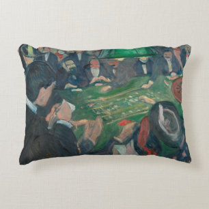 Edvard Munch - Am Roulette-Tisch Dekokissen