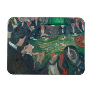 Edvard Munch - Am Roulette-Tisch Magnet