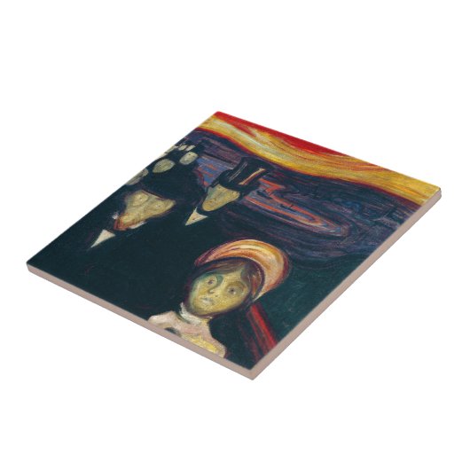 Edvard Munch - Angst Fliese (Seite)