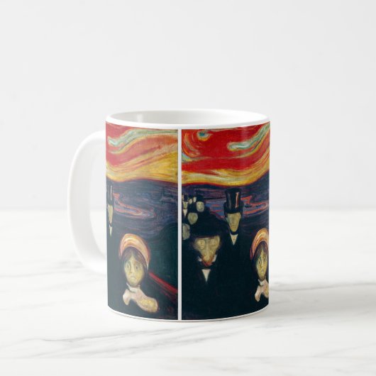 Edvard Munch - Angst Kaffeetasse (Vorderseite Links)