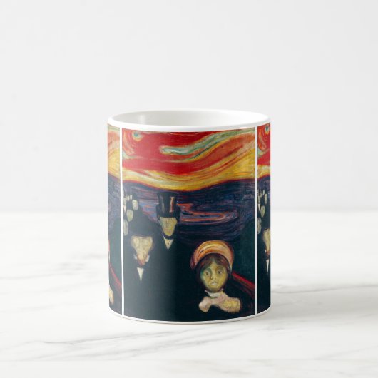 Edvard Munch - Angst Kaffeetasse (Mittel)