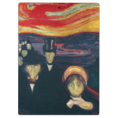 Edvard Munch - Angst Klemmbrett (Rückseite)