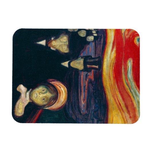 Edvard Munch - Angst Magnet (Horizontal)