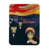 Edvard Munch - Angst Magnet (Vertikal)