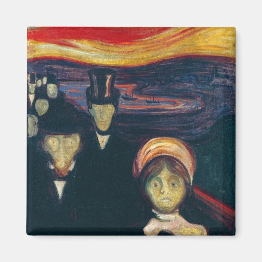 Edvard Munch - Angst Magnet (Vorne)