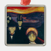 Edvard Munch - Angst Ornament Aus Metall (Vorne)