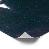 Edvard Munch Angst Poster (Ecke)