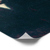 Edvard Munch - Angst Poster (Ecke)