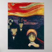 Edvard Munch - Angst Poster (Vorne)