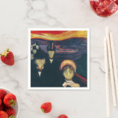 Edvard Munch - Angst Serviette (Beispiel)