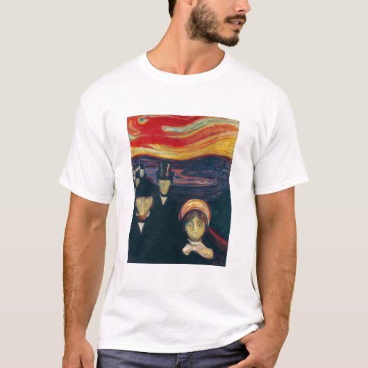 Edvard Munch - Angst T-Shirt (Vorderseite)