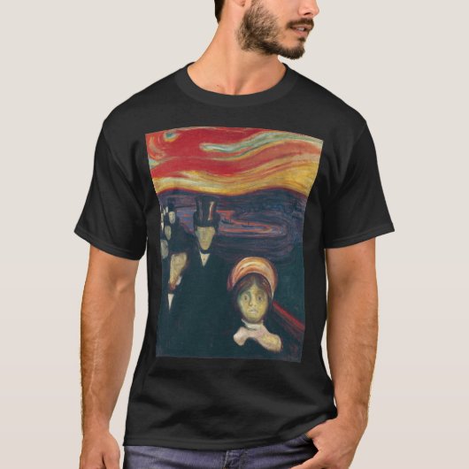Edvard Munch - Angst T-Shirt (Vorderseite)