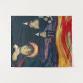 Edvard Munch - Angst Wandteppich (Vorderseite (Horizontal))