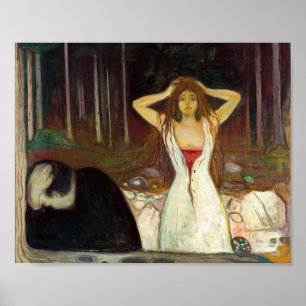 Edvard Munch - Asche Poster