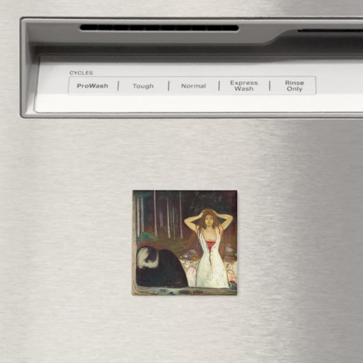 Edvard Munch - Ashes Magnet (In Situ (Geschirrspüler))
