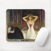Edvard Munch - Ashes Mousepad (Mit Mouse)