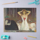 Edvard Munch - Ashes Seidenpapier (Basteln)