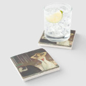 Edvard Munch - Ashes Steinuntersetzer (Seitenansicht)