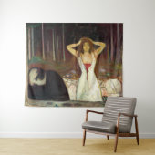 Edvard Munch - Ashes Wandteppich (Beispiel (Horizontal))