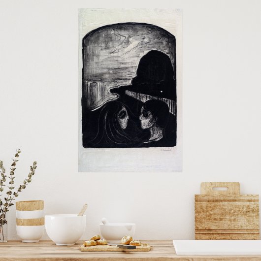Edvard Munch Attraction I Poster (Küche)
