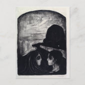Edvard Munch Attraction I Postkarte (Vorderseite)