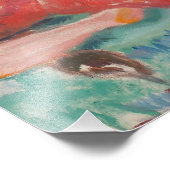 Edvard Munch - Auf dem Sofa Fotodruck (Ecke)